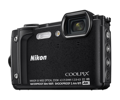 Aparat Nikon APARAT FOT NIKON W300 Czarny zestaw Holiday z plecakiem wodo